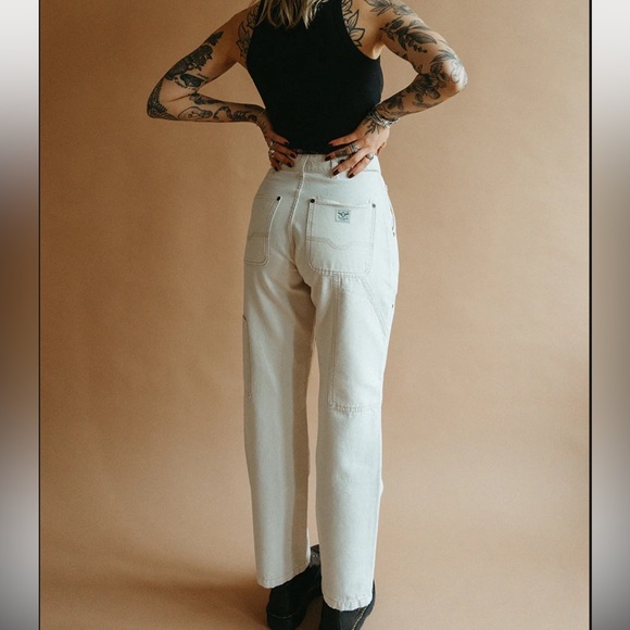 P&Co ALBION CARPENTER PANT - in Ecru Size UK14/US10 - Picture 6 of 16